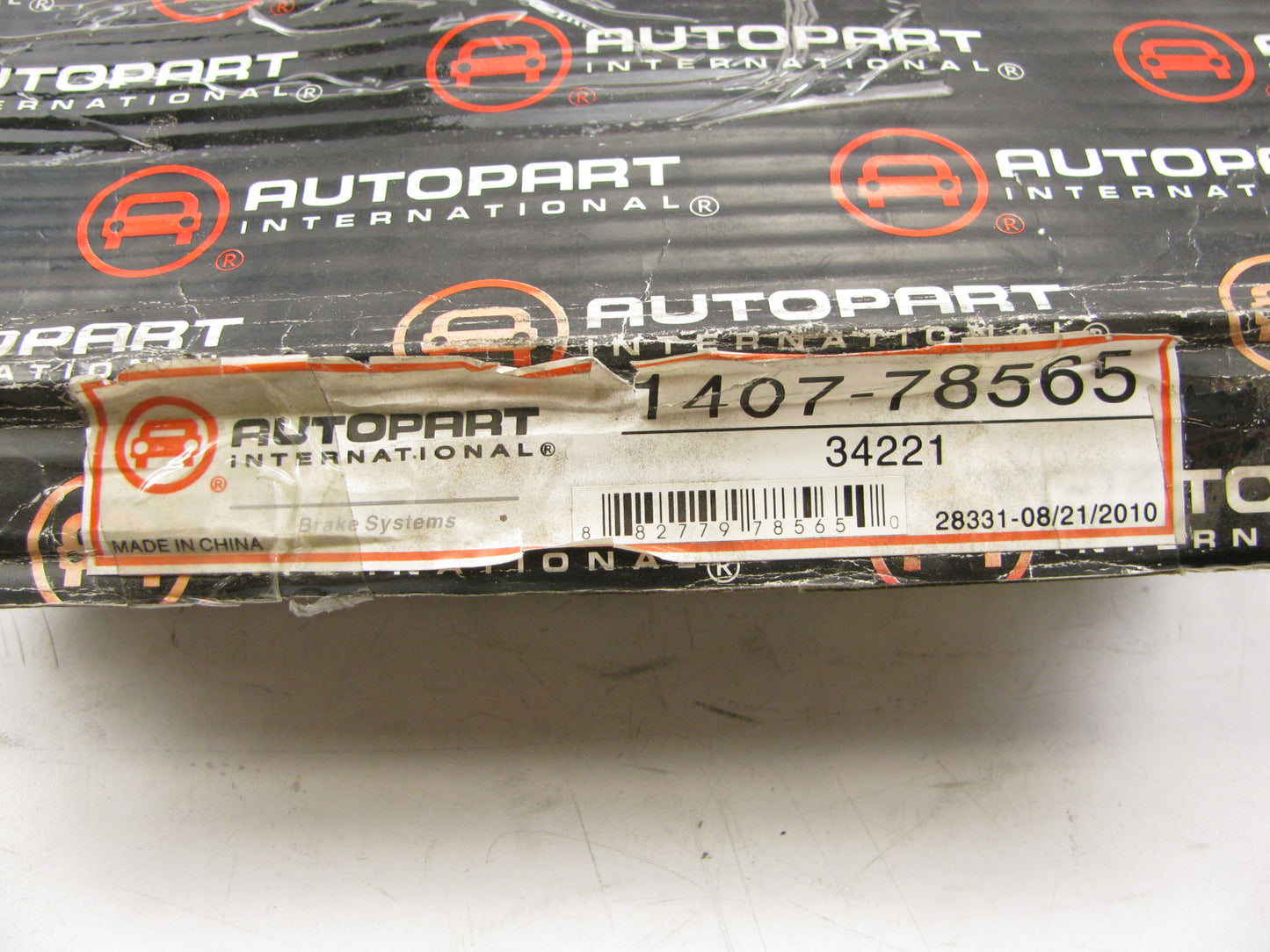 Disc Brake Rotor- Rear Autopart Intl 1407-78565 For 00-06 Audi TT Quattro