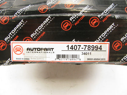Autopart International 1407-78994 Disc Brake Rotor - Rear