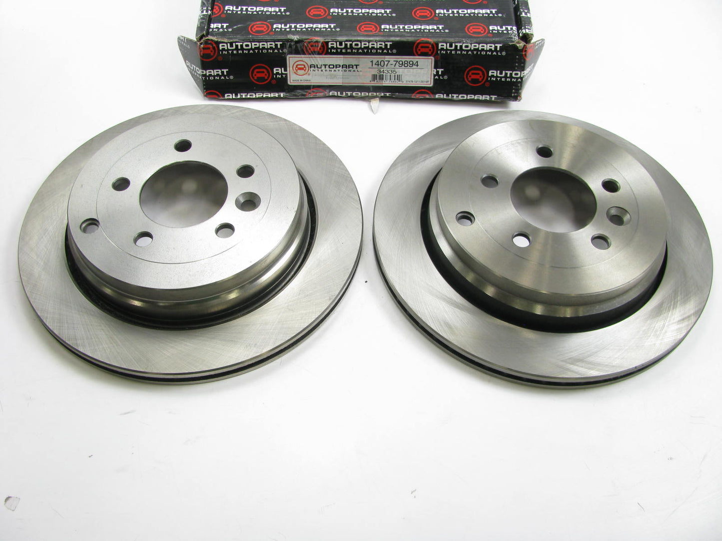 Autopart International 1407-79894 Rear Brake Rotors For 2005-2007 Land Rover LR3
