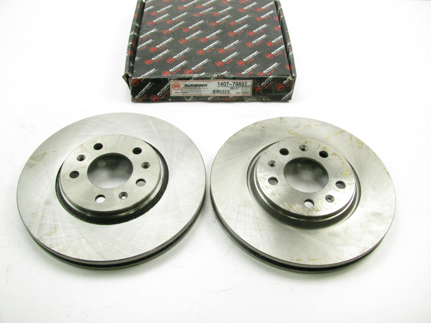 (x2) Autopart 1407-79897 Front Disc Brake Rotor For 2006-09 Solstice 2007-10 Sky