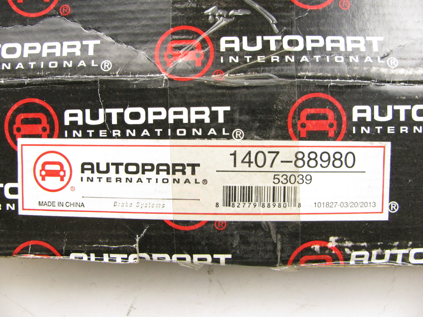 (2) Autopart 1407-88980 Rear Disc Brake Rotors For 2006-10 Jeep Grand Cherokee