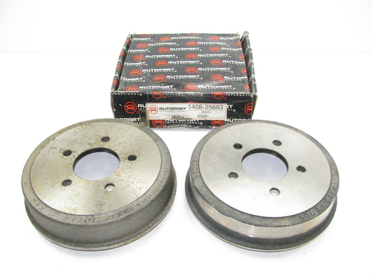 (2) Autopart International 1408-25683 Brake Drum - Rear