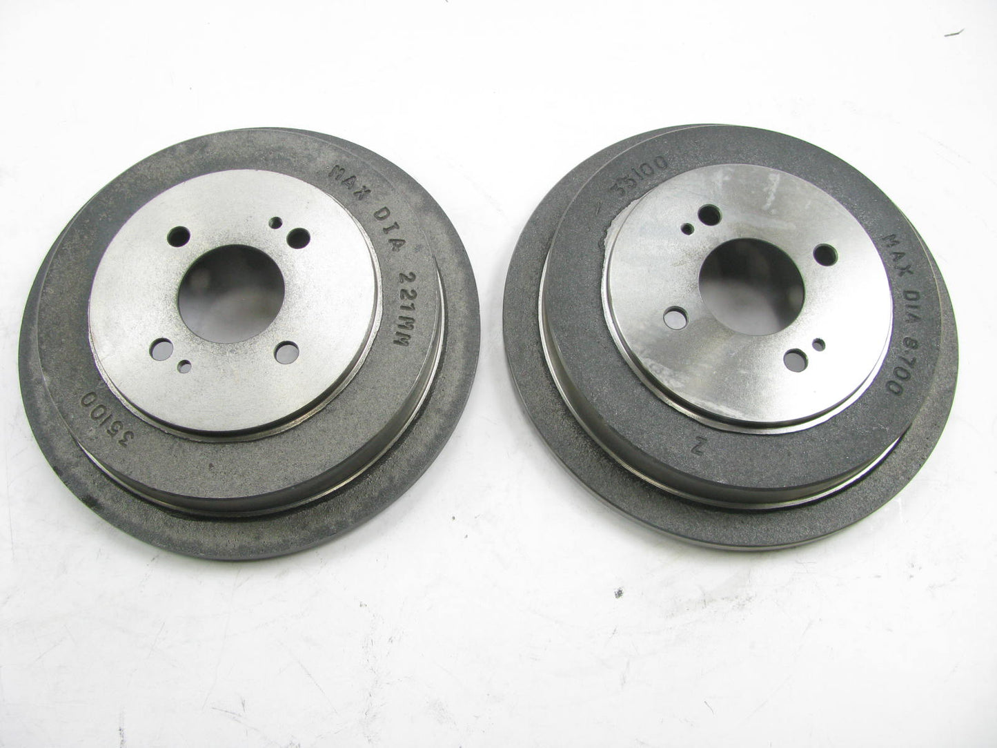 (2) Autopart International 1408-78512 Rear Brake Drum 2003-05 Honda Civic HYBRID