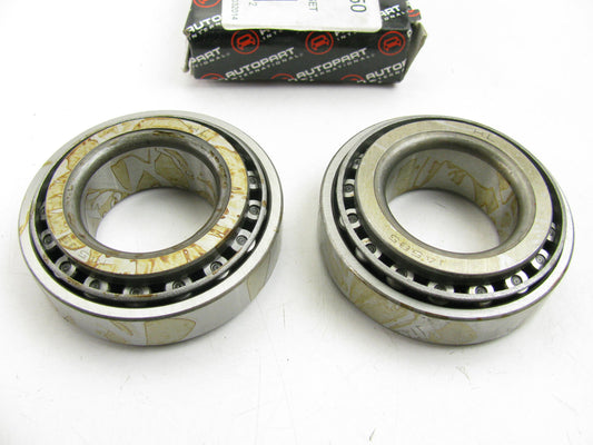 (x2) Wheel Bearing And Race Sets Autopart Intl 1410-255750 For 02-05 Kia Sedona