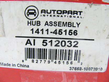 (2) Autopart 1411-45156 Rear Wheel Bearing & Hub Assembly 1991-93 Honda Accord