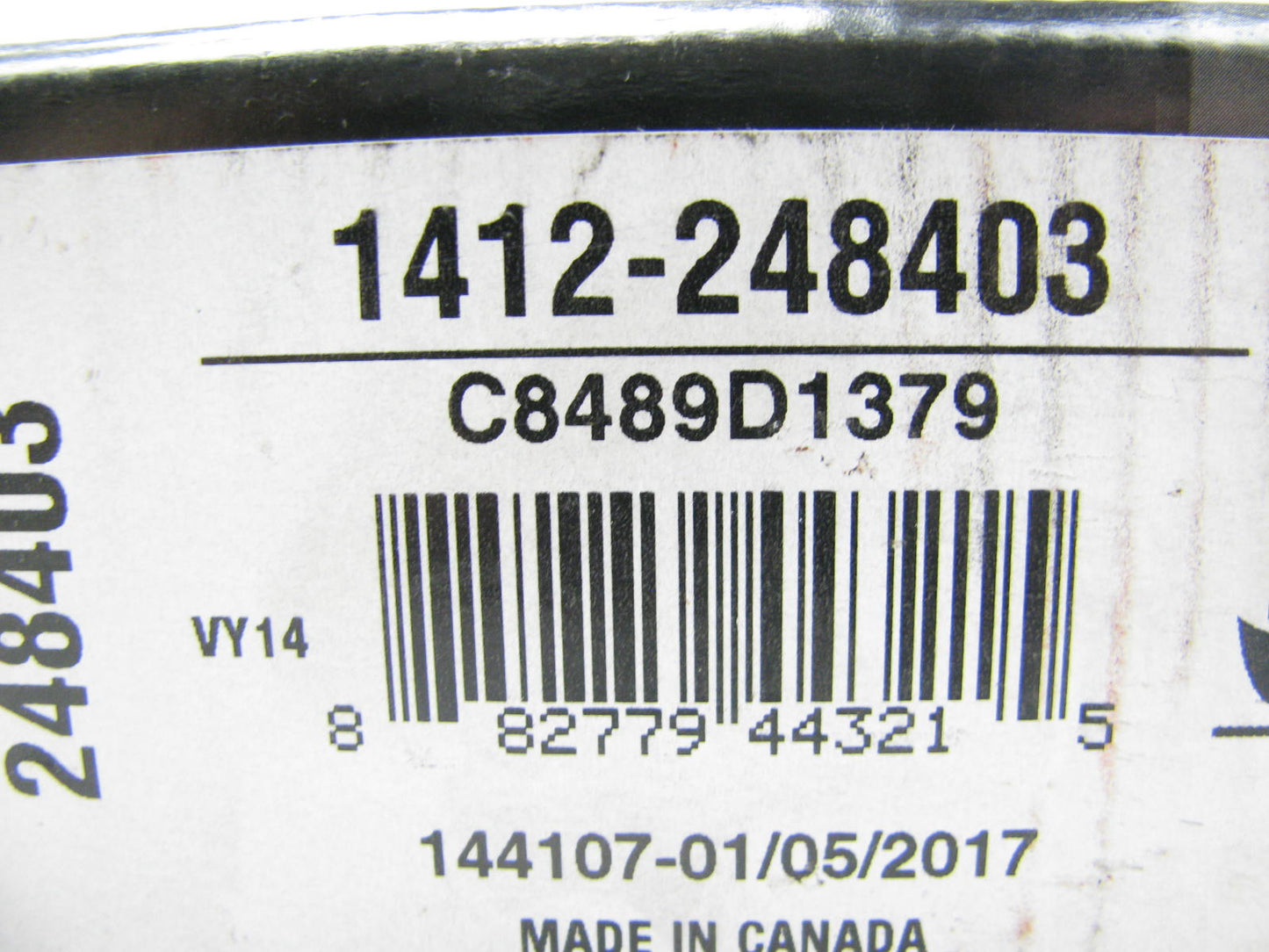 Autopart 1412-248403 Front Ceramic Brake Pads For 2008-10 Chevrolet Cobalt & HHR