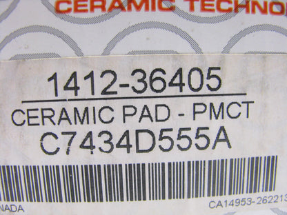 Autopart 1412-36405 Ceramic Front Brake Pads - 2000-04 Audi A6 Qauttro, 95-98 A6