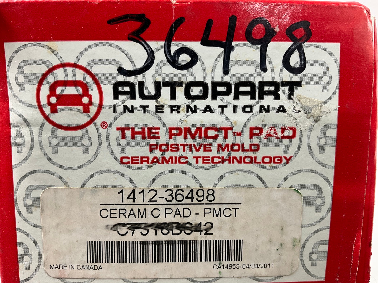 Autopart International 1412-36498 Front Disc Brake Pads
