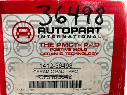 Autopart International 1412-36498 Front Disc Brake Pads