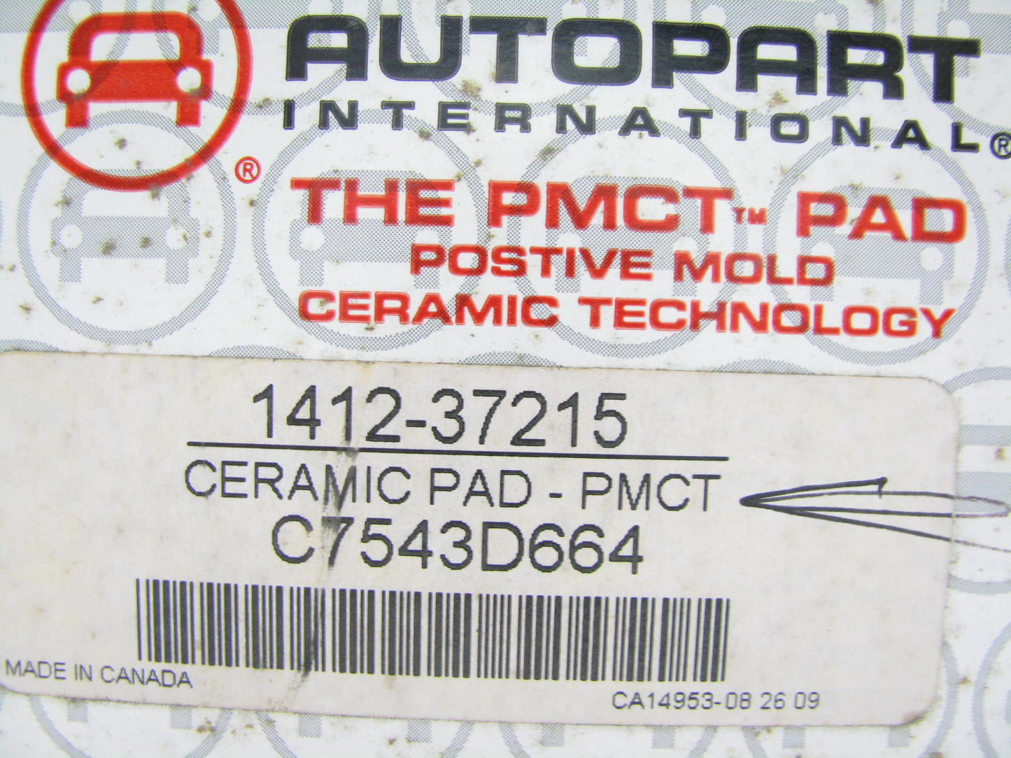 Autopart 1412-37215 Rear Ceramic Disc Brake Pads For 1995-2003 Ford Windstar