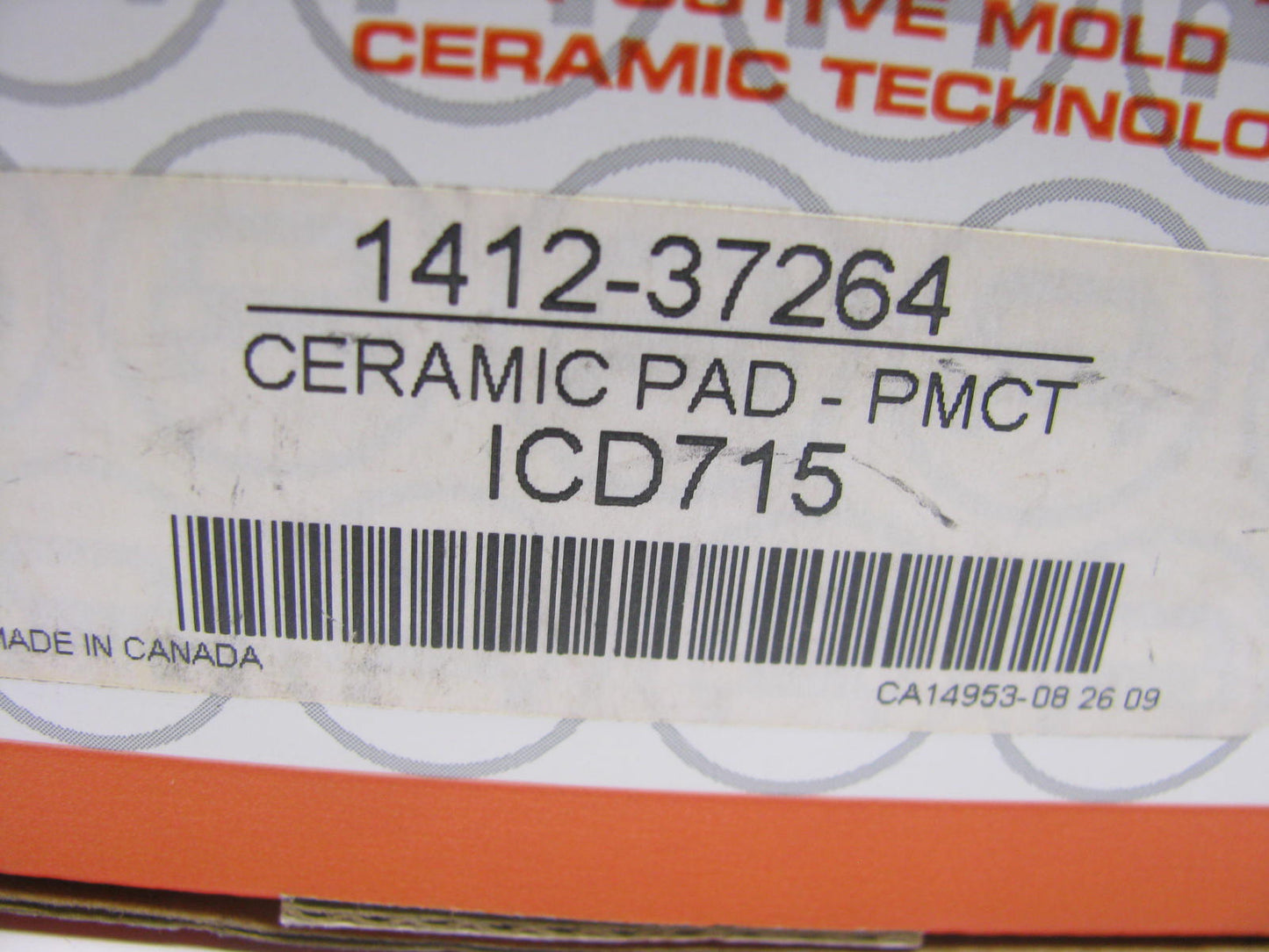 Autopart International 1412-37264 Rear Disc Brake Pad Set - Ceramic