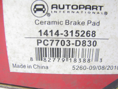 FRONT Brake Pads For 2000-2004 Nissan Xterra, 03-04 Frontier 4WD Autopart Intern