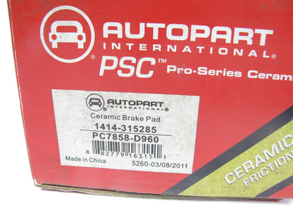 Autopart 1414-315285 Front Ceramic Brake Pads For 2003-2004 G35 2003-09 350Z