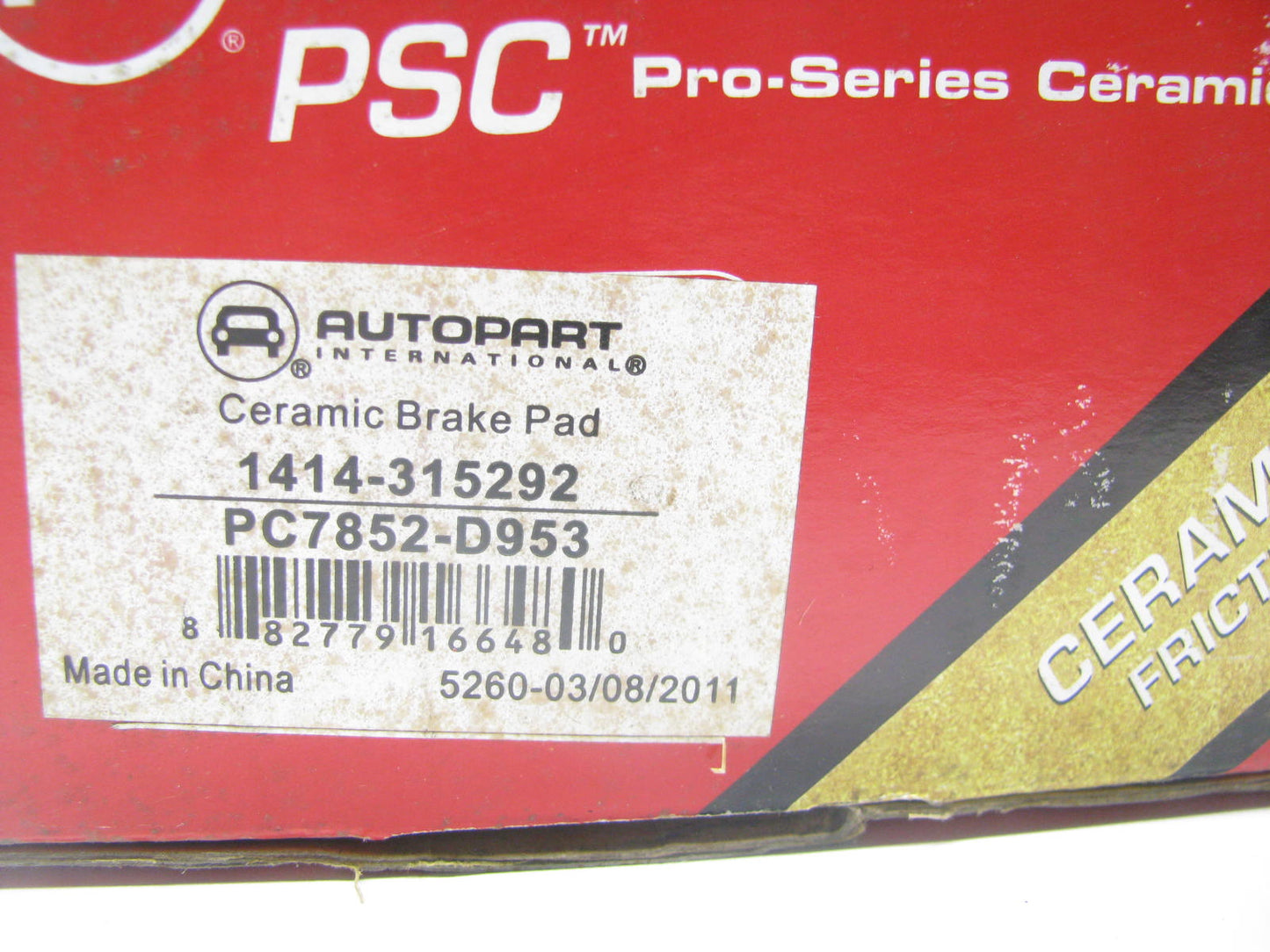 Autopart 1414-315292 Front Disc Brake Pads For 2003-2005 Lincoln Aviator