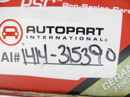 API 1414-315390 Front Ceramic Brake Pads 2001-2006 Audi A4 Quattro, 04-05 Passat