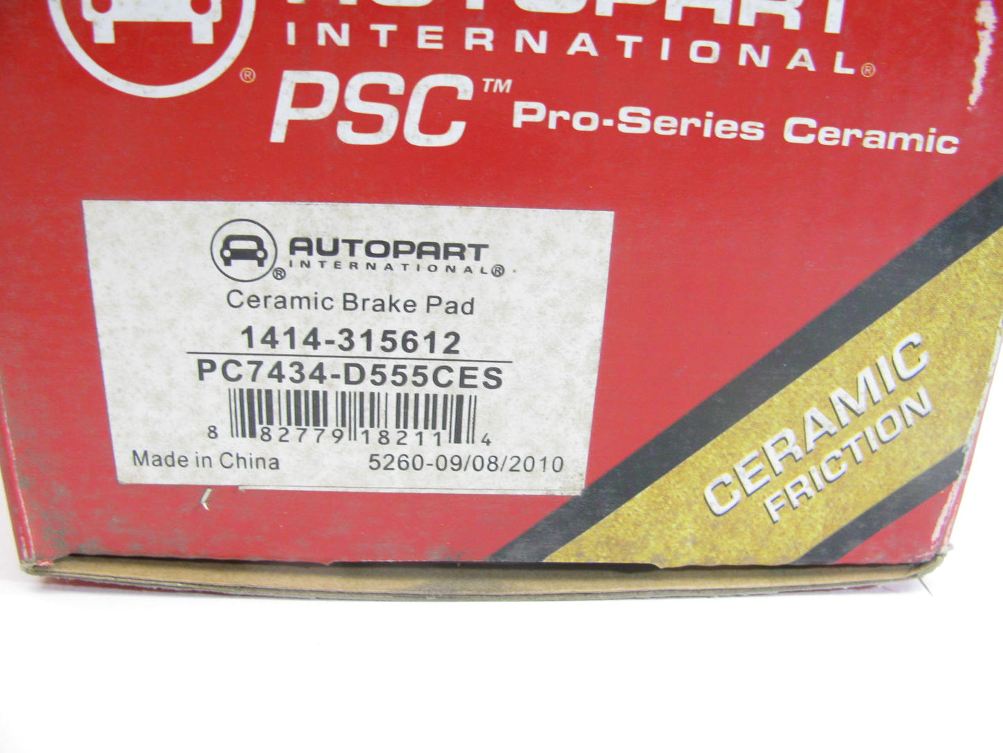 Autopart International 1414-315612 Ceramic Disc Brake Pads - Front