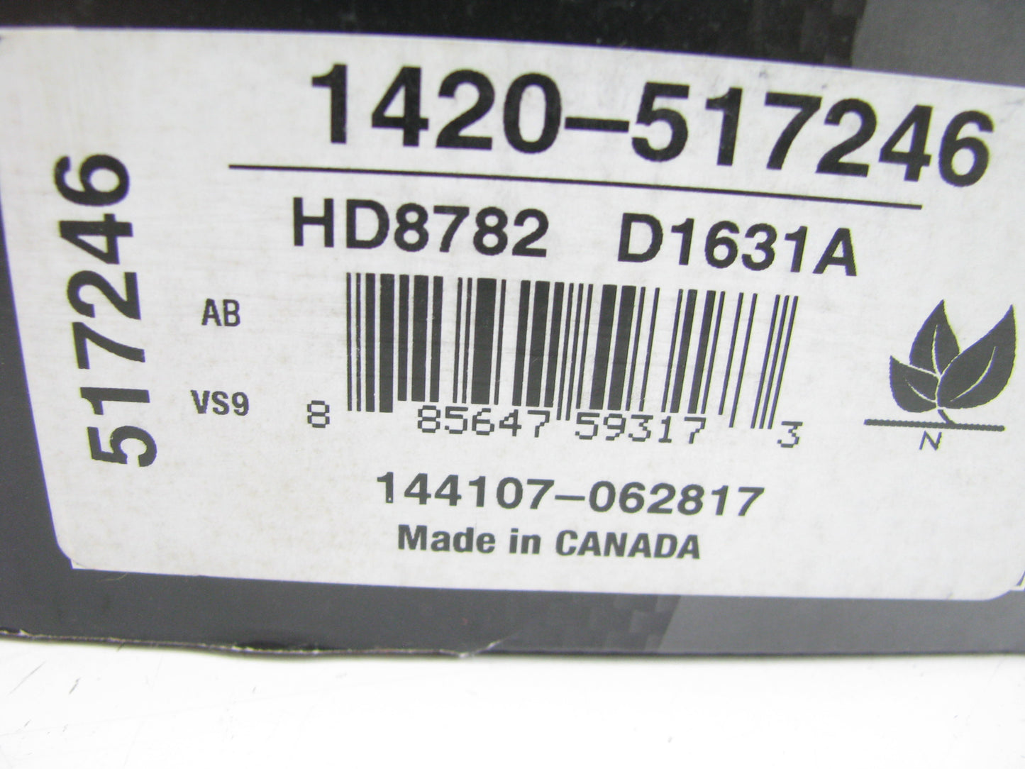 Autopart International 1420-517246 Semi-Metallic Disc Brake Pads - Front