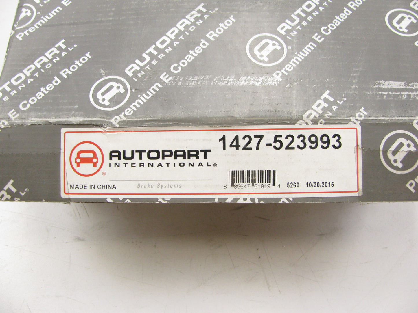 Autopart 1427-523993 Rear E-Coated Disc Brake Rotor For 2012-2019 Fiat 500