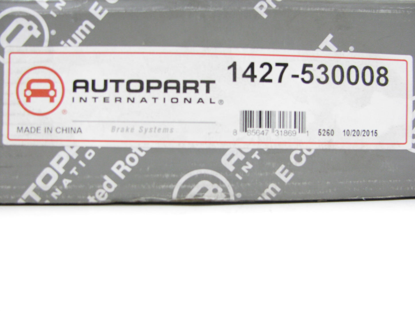 Autopart 1427-530008 Rear E-Coated Disc Brake Rotor For 2008-2013 BMW 128i