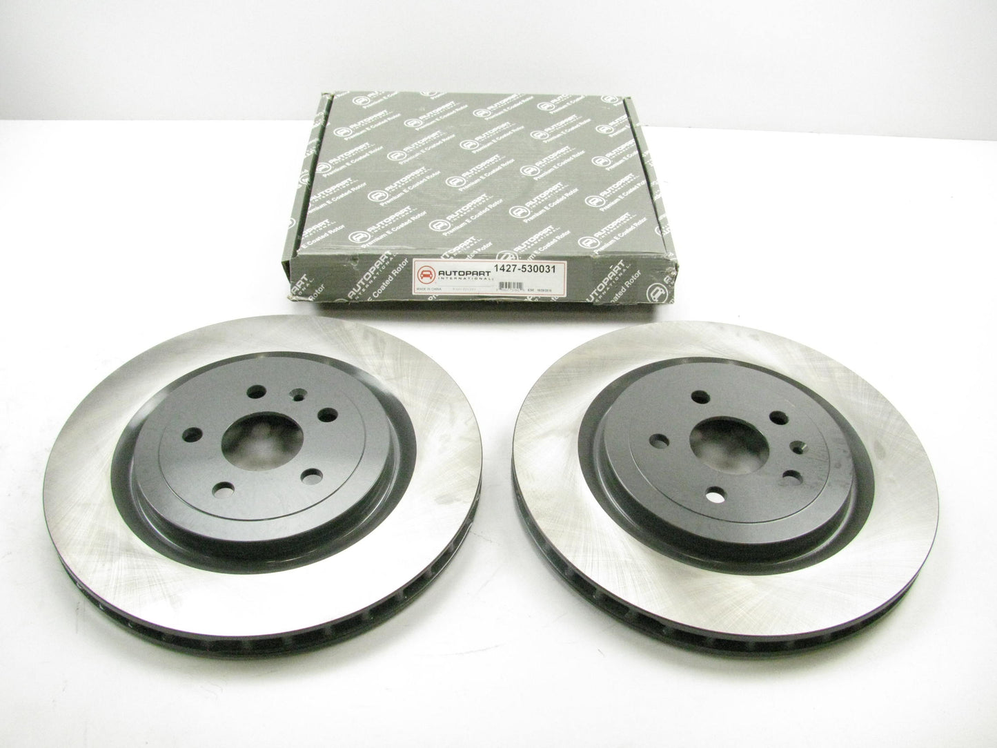 (2) Autopart 1427-530031 Rear Disc Brake Rotor For 2010-19 Camaro 2009-19 CTS