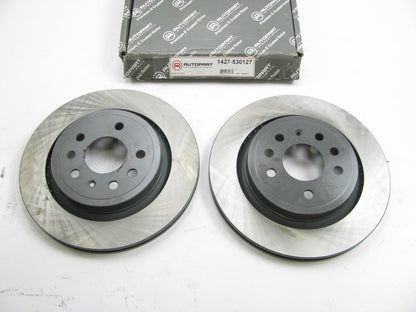 (2) Autopart International 1427-530127 Rear Disc Brake Rotor 2003-2011 Saab 9-3