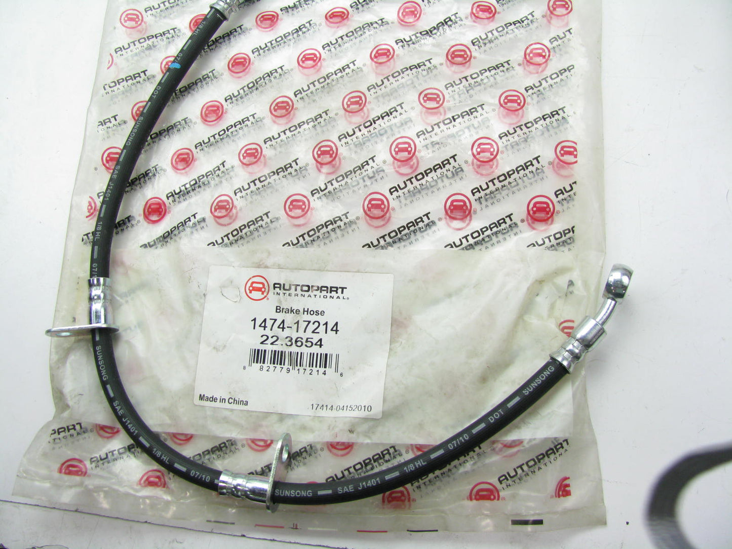 Autopart 1474-17214 Brake Hydraulic Hose Rear For 1990-1993 Acura Integra