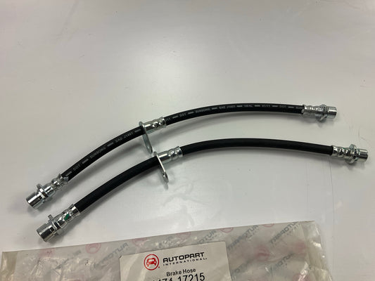 (2) Autopart 1474-17215 Rear Brake Hose - 1990-1997 Honda Accord, 95-98 Odyssey