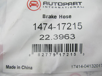 Autopart 1474-17215 Rear Brake Hose -  1992-1994 Acura Vigor, 1987-1990 Legend