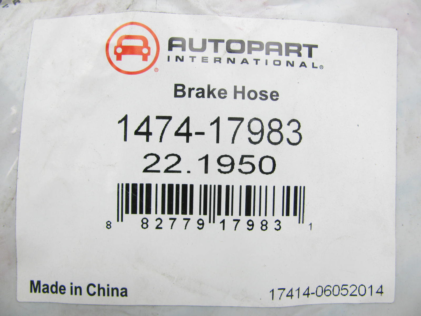 Autopart 1474-17983 Brake Hydraulic Hose - Rear Right