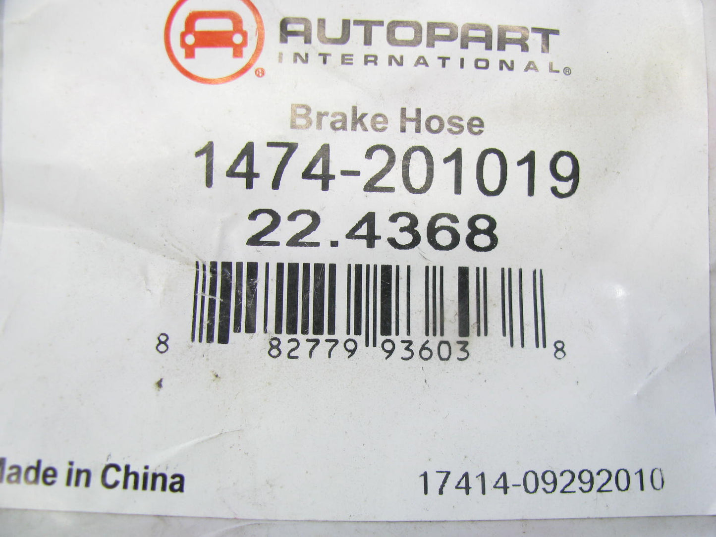 Autopart International 1474-201019 Rear Left Brake Hose for 2005 300 & Magnum
