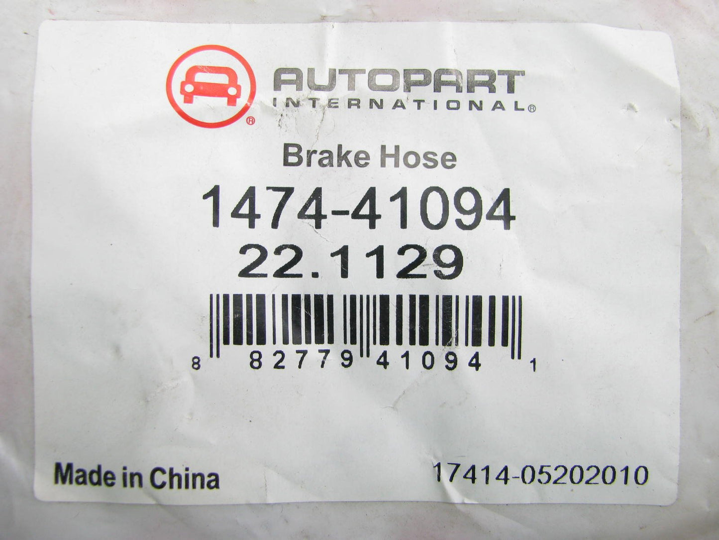Autopart International 1474-41094 FRONT LEFT Brake Hose - 1984-91 Ford E-150 Van