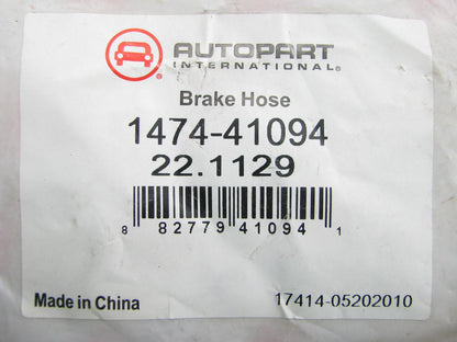 Autopart International 1474-41094 FRONT LEFT Brake Hose - 1984-91 Ford E-150 Van