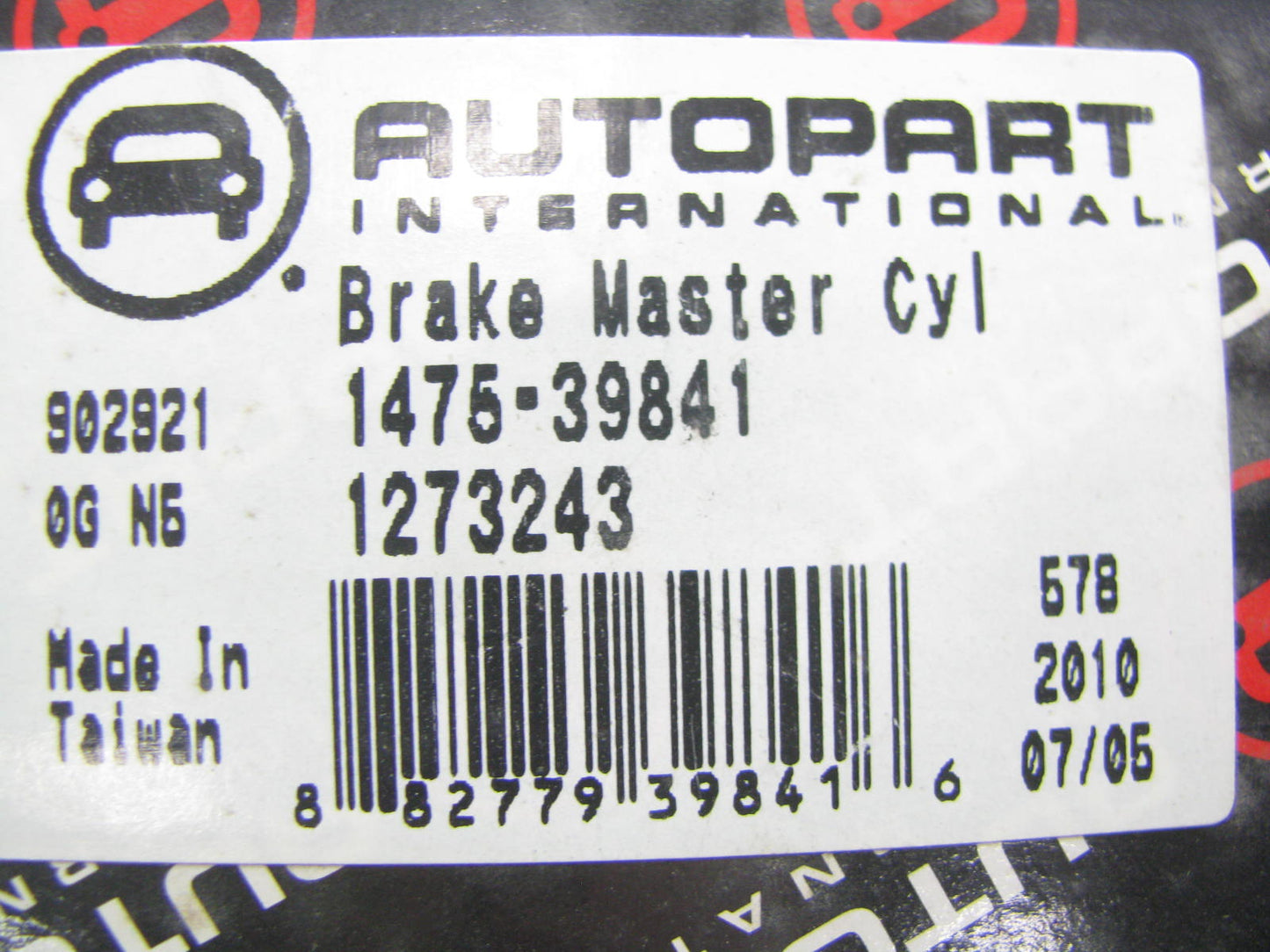 Autopart International 1475-39841 Brake Master Cylinder Without Reservoir