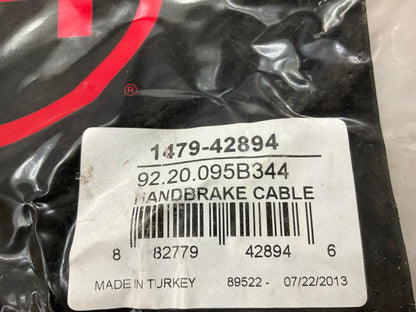 (2) Autopart 1479-42894 Rear Parking Brake Cable For 1997-2006 Jeep Wrangler