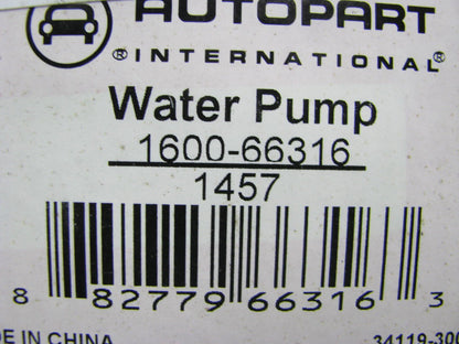 Autopart International 1600-66316 Engine Water Pump