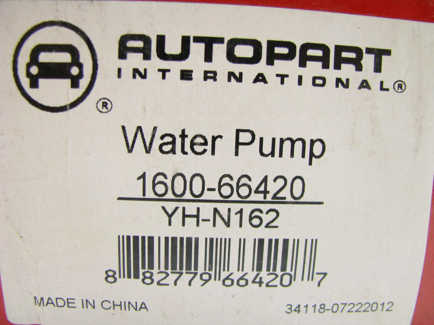 Autopart International 1600-66420 Engine Water Pump For 93-97 Infiniti J30 3.0L