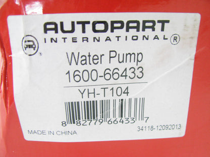 Autopart International 1600-66433 Engine Water Pump 92-00 Toyota Lexus 3.0L-L6