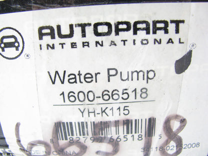 Autopart International 1600-66518 Water Pump For 96-99 Elantra, 97-99 Tiburon