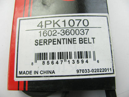 Autopart International 1602-360037 Serpentine Belt - 0.56'' X 46.0'' - 4 Ribs