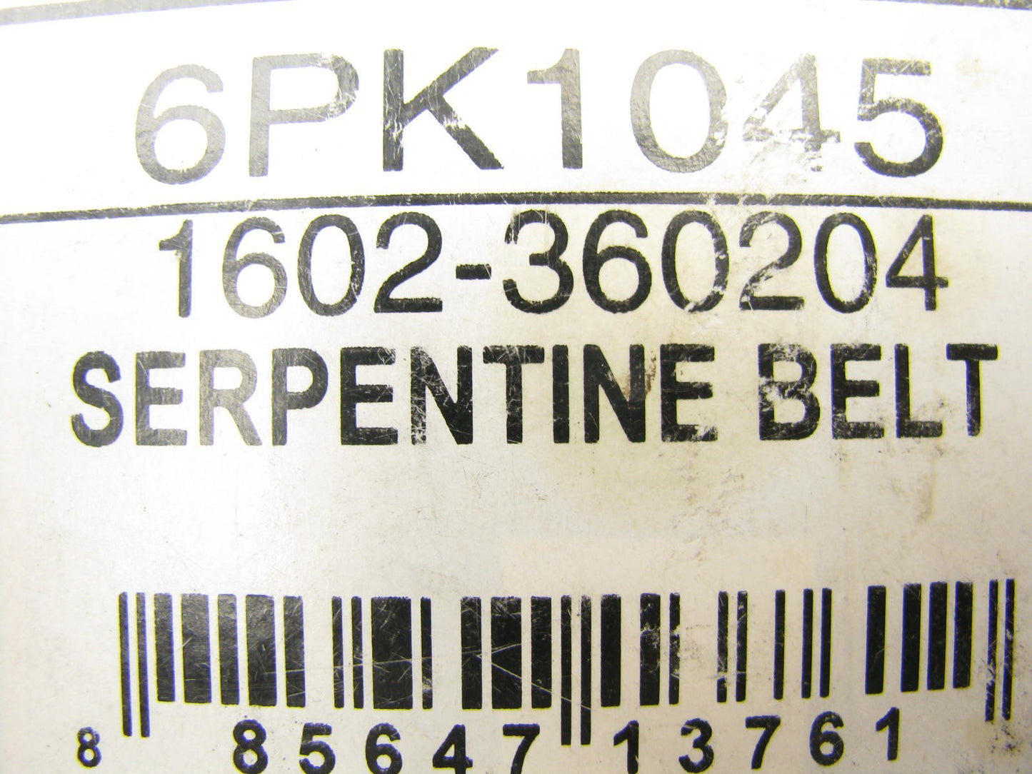 Autopart International 1602-360204 Serpentine Belt - 6PK1045