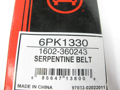 Autopart Intl 1602-360243 Water Pump Serpentine Belt - 2006-2008 MAZDA 5 2.3L