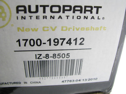 Autopart International 1700-197412 CV Axle Shaft - Front Left