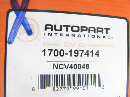Autopart International 1700-197414 Front Right CV Axle - 1992-1994 Isuzu Trooper
