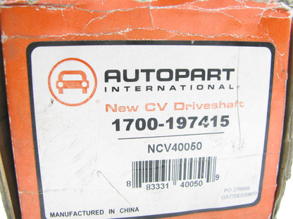 Autopart International 1700-197415 CV Axle Assembly Front