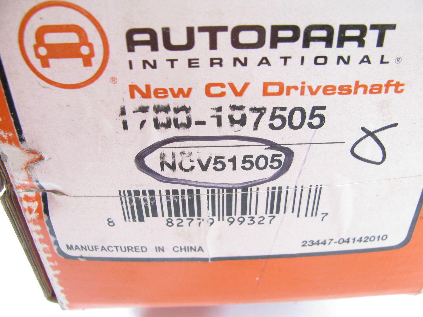 Autopart International Manual Trans Front LEFT CV Axle For 2006-2009 Spectra M/T