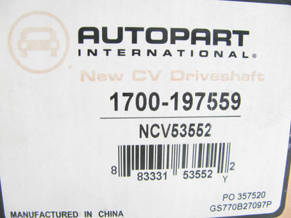 Autopart International 1700-197559 Manual Trans CV Axle Assembly - Front Left