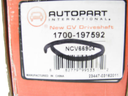 Autopart 1700-197592 CV Axle Assembly Rear For 1993-2001 Subaru Impreza AWD A/T