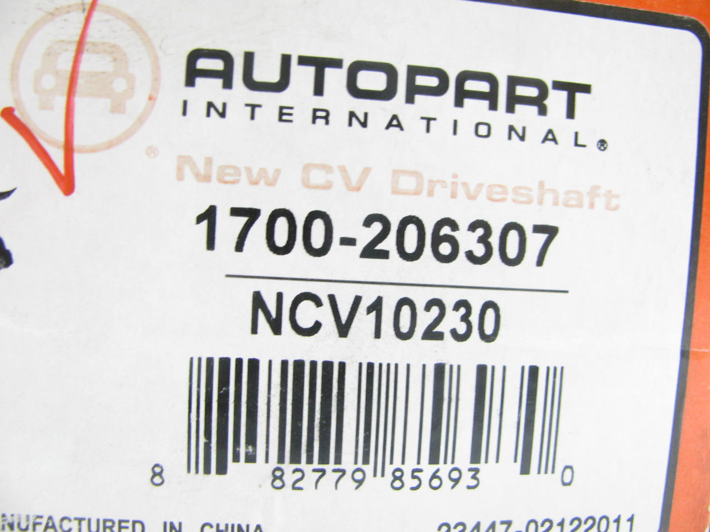 Autopart International 1700-206307 CV Axle Shaft Assembly - Front Right