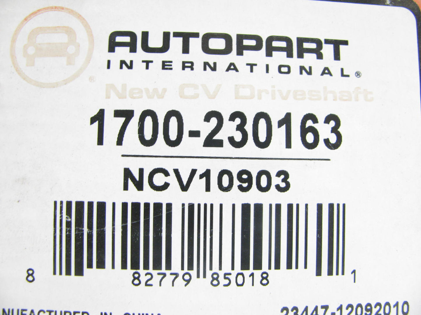 Autopart International 1700-230163 CV Axle Assembly - Rear