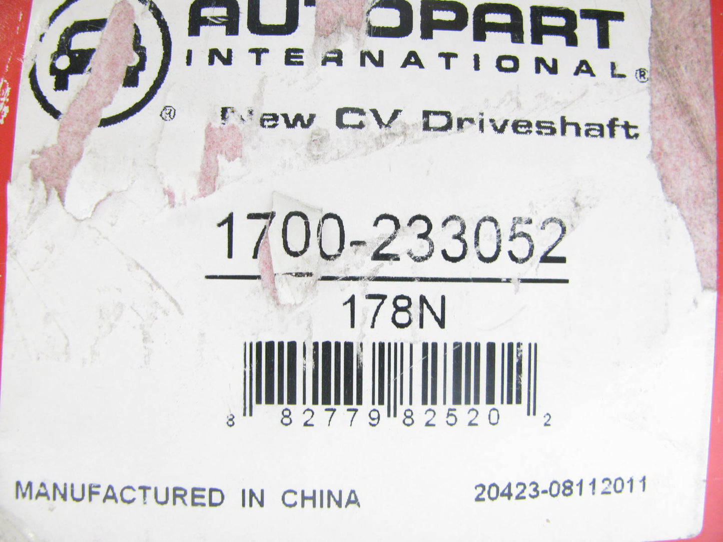 Autopart International 1700-233052 Front CV Axle Shaft For 2004 Subaru Impreza